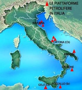 RIASSUNTO Le concessioni interessate - A oggi nei mari italiani, entro le 12 miglia, sono presenti 35 concessioni di coltivazione di idrocarburi, di cui tre inattive, una è in sospeso fino alla fine