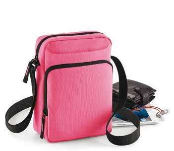 Portafoglio da viaggio, dotato di organizer con tasca per passaporto e scomparto imbottito compatibile con le dimensioni di ipad Mini/Tablet.