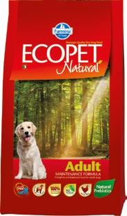 Promozioni autunno 2017 ECOPET NATURAL 12 kg Alimento secco per cani adulti, di taglia media e grande, gusti vari