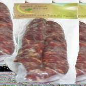 SALSICCIA CON TARTUFO NERO Ingredienti: carne scelta di puro suino, Tartufo Nero estivo (Tuber