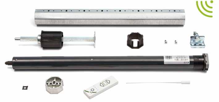 SISTEMA ASSE MOTORIZZATO Rollmotor con comando radio integrato Asse da 110 Asse da 160 Asse da 220 ROLM1ETR 110/10 Motore da 10 Nm ROLM1ETR 110/20 Motore da 20 Nm ROLM1ETR 110/30 Motore da 30 Nm