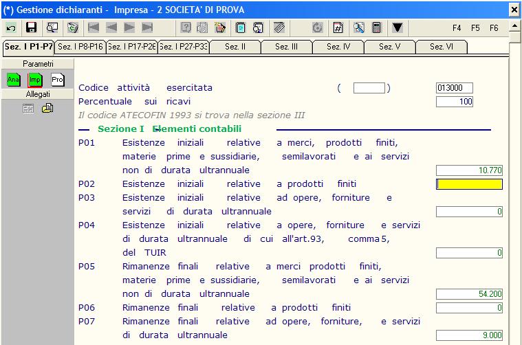 PASSAGGIO DATI FISCALI: Impostazione dei dati e riprese fiscali - 11