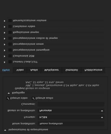 Scala per riempire Questa opzione ridimensiona il fotogramma sorgente fino a riempire completamente il fotogramma di output; se necessario il fotogramma sorgente viene ritagliato.