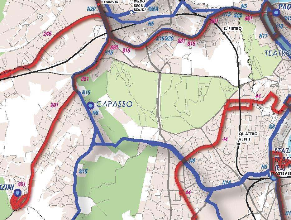 NTO2: LINEA 881 (AVANZINI PAOLA) Linea notturna della rete