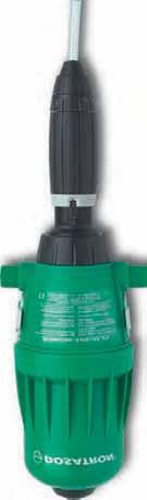 Pompe Dosatrici Dosatron * Applicazioni Irrigazione fertilizzante, trattamenti prodotti fitosanitari, correzione PH/TH, dosaggio di flocculanti.