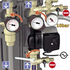 Lasciare in funzione la pompa esterna sull'impianto per alcuni minuti per assicurare un corretto lavaggio.