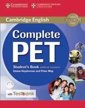 Esami Objective PET B1 Second edition Louise Hashemi e Barbara Thomas Pensato per migliorare la preparazione dell inglese attraverso sezioni dedicate a ciascuna parte dell esame, Objective PET,
