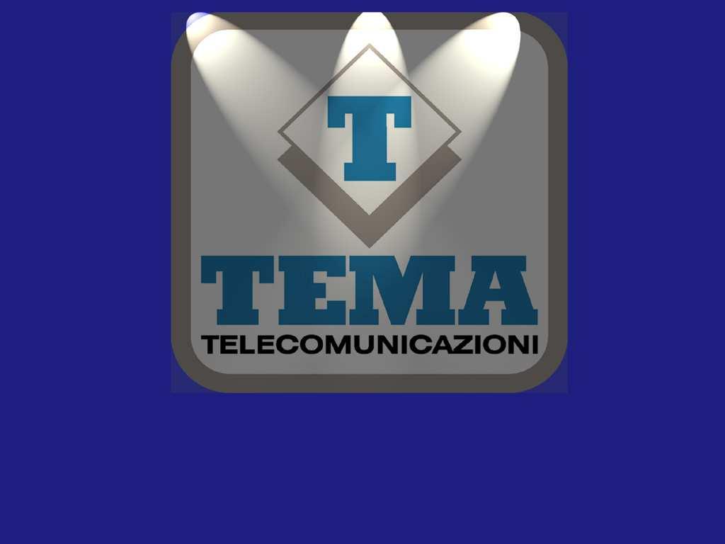 Grazie! IP COMMUNICATION AND SECURITY COMPANY TEMA TELECOMUNICAZIONI S.r.l Via Costante Girardengo, 1/4-20161 Milano MI (Italy) Tel.
