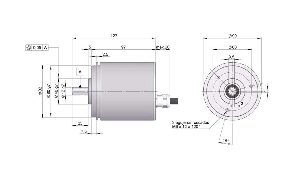 SERIES CS30 / CM30 67 ENCODER ASSOLUTO PER APPLICAZIONI ESTREME Risoluzione monogiro (CS) o multigiro (CM) fino a 12 bits Protezione 67 secondo DIN 40050