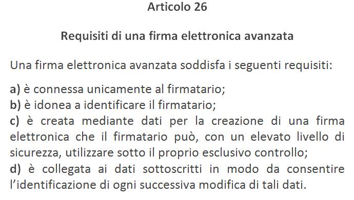 Regolamento UE 910/2014 eidas