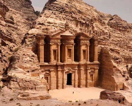 Rocce e opere antropiche Petra
