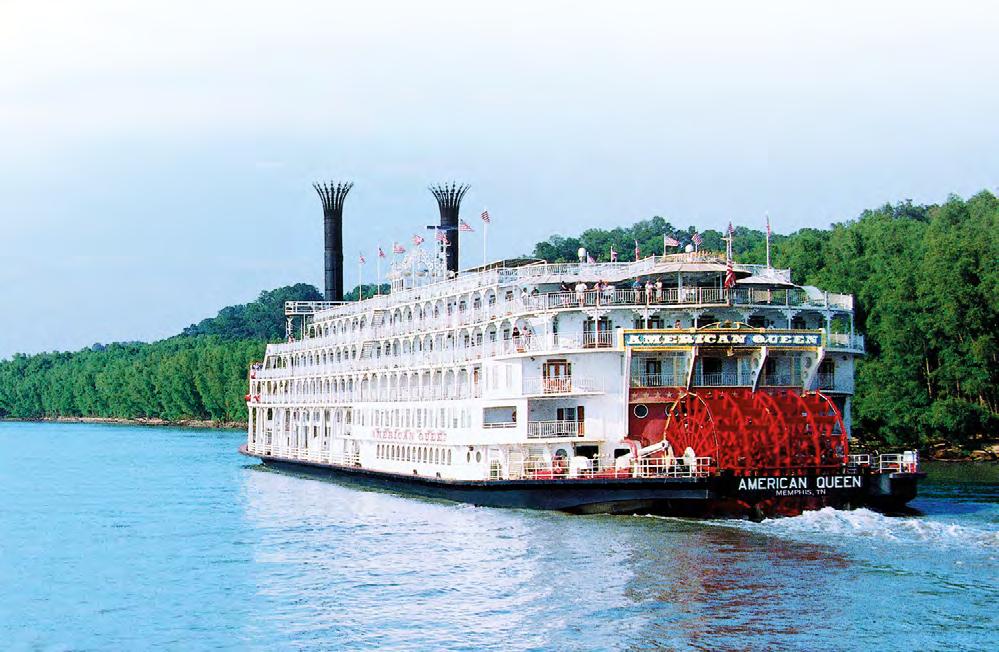Le esclusive navi della American Queen Steamboat percorrono, in base alla stagione, tutto il corso del fiume ma certamente il tratto più emozionante è quello che va da Memphis a New Orleans.