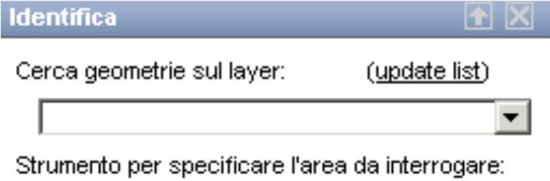 2.1.8 Identifica Permette di identificare, quindi ottenere informazioni sui dati rappresentati in mappa dal layer.