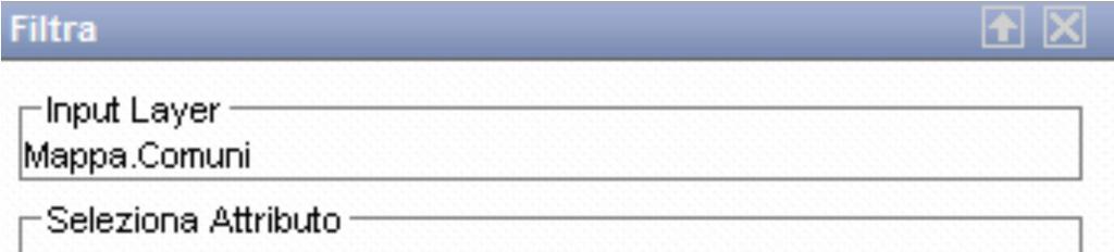 2.1.12 Filtra Dati su Layer Lo strumento consente di filtrare gli elementi di un