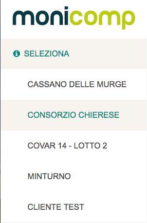 Progetti in corso Monicomp è attivo: - Comune di Cassano delle Murge (BA) 14.740 ab - Comune di Minturno (LT) 19.