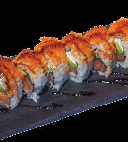 50 181 URAMAKI RAINBOW SALMONE COTTO, PHILADELPHIA, CETRIOLO 5.