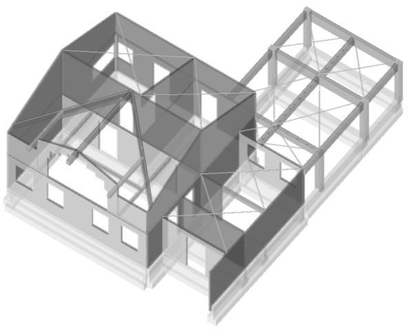 LAM Modello geometrico dell edificio Particolari