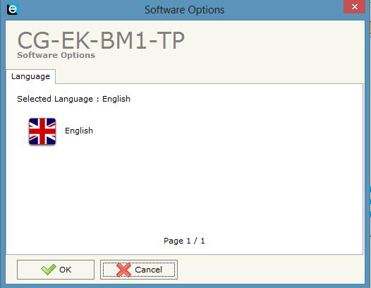 5.2 Opzioni Il form Opzioni consente di selezionare una lingua diversa per il programma