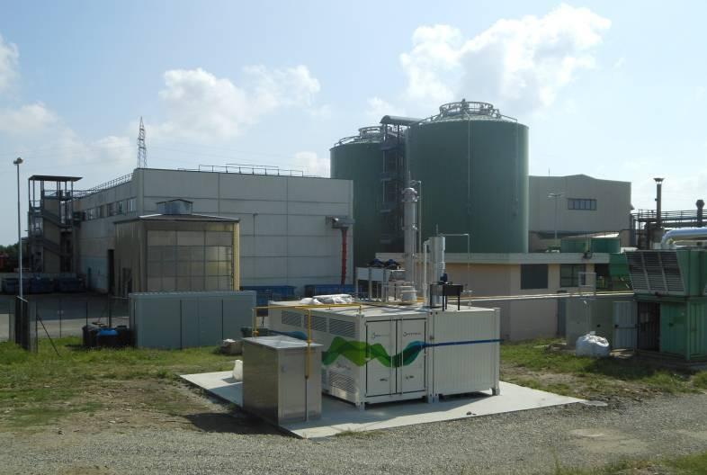 Progetto Green NG E in fase di avvio l impianto di upgrading/purificazione del biogas a biometano Sviluppato