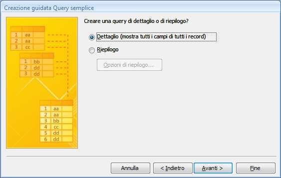 sulla quale costruire la query 4.