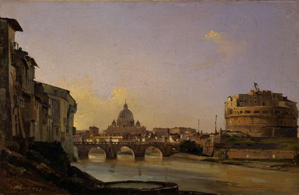 Ippolito Caffi: Roma, Sant Angelo