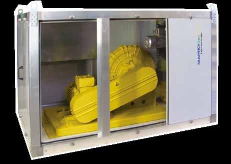 Applicazioni più comuni Le applicazioni più comuni per i ventilatori centrifughi, Serie MCF, sono: aspirazione di biogas da gasometro, di gas naturale da rete o da gasometro e invio a bruciatore o