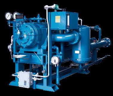 Compressori monostadio per gas biologico raffreddati ad acqua / Prestazioni Water cooled single stage rotary compressors for biogas / Performance Pressione di mandata Outlet pressure [bar g] 1 1,2