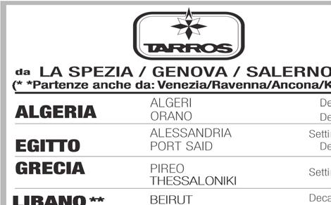 10 - UNA COPIA EURO 2,50 - LIVORNO, GIOVEDI 14 MAGGIO 2015 SEDE LEGALE - REDAZIONE E PUBBLICITÀ: 57125 LIVORNO - VIA GOLDONI, 54 - TEL./FAX 0586.829234 - E-MAIL: corriere@alice.