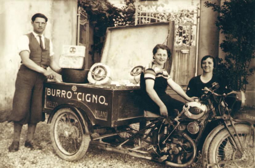 Le origini del Cigno Luigi Oggionni nasce ad Ornago nel 1912 e, non ancora ventenne, si dedica al commercio di burro e formaggi locali, percorrendo le strade della Brianza con un motofurgoncino