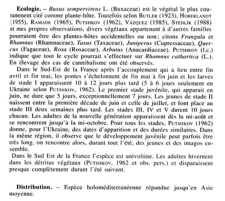 G. acuteangulatus è un ottimo volatore non è legato solo al nocciolo