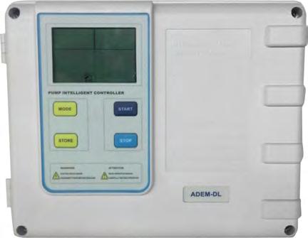 ADEM-DL AVVIATORE DIRETTO MONOFASE ELETTRONICO CON SCHEDA PANNELLO DISPLAY LCD DIGITAL SINGLE-PHASE ELECTRONIC DIRECT STARTER WITH LCD PANEL CARD QUADRI ELETTRICI COMPOSIZIONE: Cassetta in ABS IP54