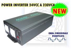 Ingresso12 Vcc (10-15,5 Vcc) Uscita 230 Vac ± 5% 50 Hz Potenza 650W di Picco 1300 W Spegnimento a 9,8-10,4 Vcc Controllo remoto