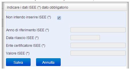 Una volta inseriti i dati richiesti, cliccate il tasto Salva in basso a sinistra. Sarà possibile apportare eventuali modifiche in un secondo momento, prima dell invio definitivo dell iscrizione.