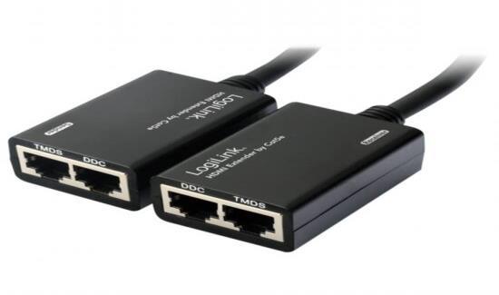 CODICE 1096 HDMI EXTENDER TRAMITE 2 CAVI CAT 5 E/6E 30MT (E20000)