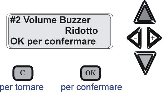 Selezionare tramite le frecce e confermare con OK CHECK VETTURA Questa funzione non è modificabile.