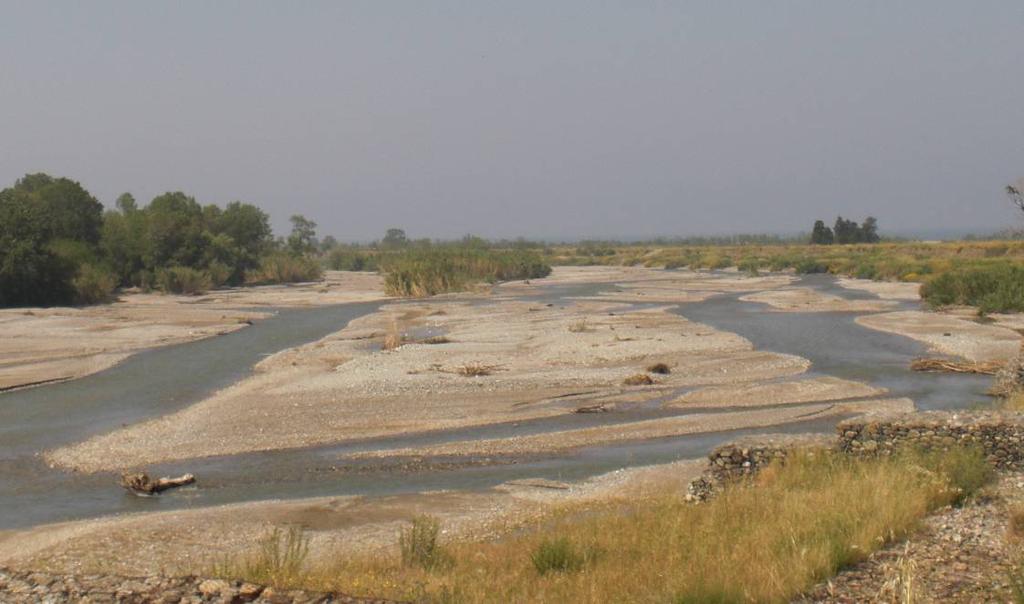Foto 4 Panoramica del corso fluviale con presenza
