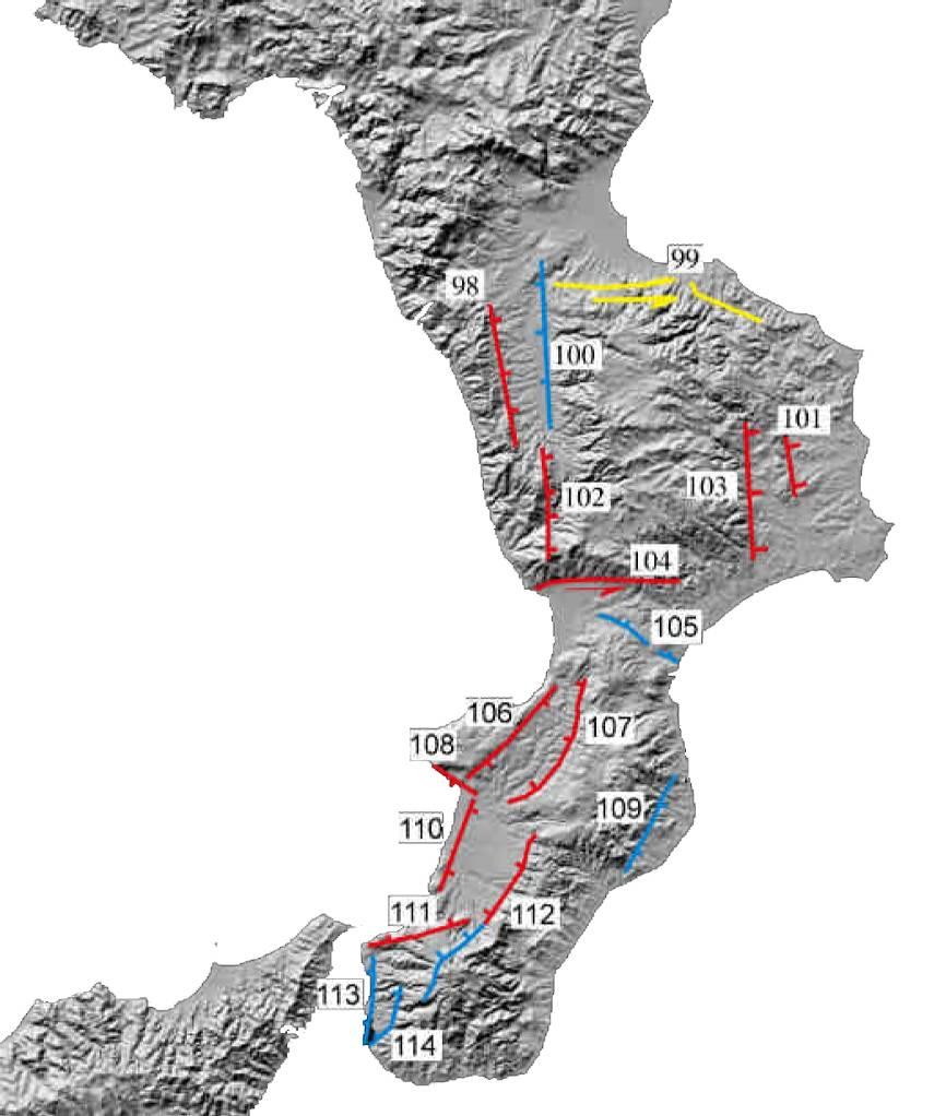 L autore sulla base di un analisi della cartografia geologica-strutturale e di studi di carattere tettonico-strutturale, integrati da un analisi morfotettoniche eseguite alla scala 1:250.