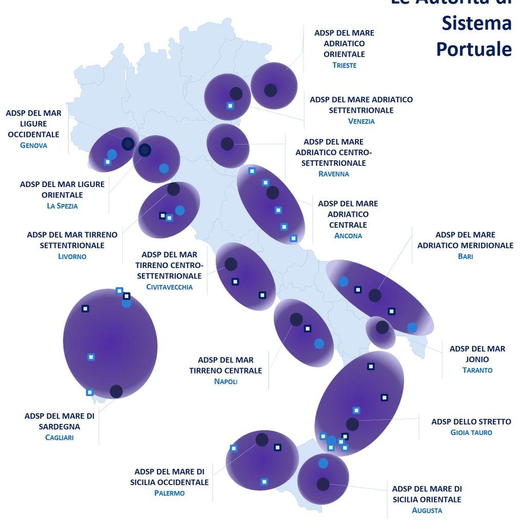 Cura dell acqua: riforma della portualità nuova Governance 15 Autorità di Sistema Portuale (57 porti) vs. 24 Autorità Portuali Comitato di Gestione vs.