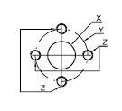 BOCCHE DI ASPIRAZIONE E M ANDATA INLET AND OUTLET PORTS X X STANDARD X X SU ORDINAZIONE / ON DEM AND NON