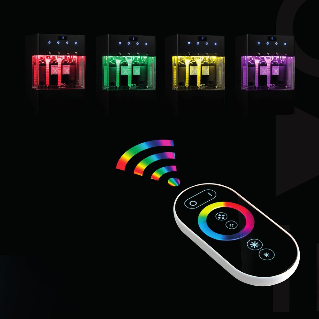 COLOR TO YOUR LIKING Illuminazione interna RGB personalizzabile con telecomando