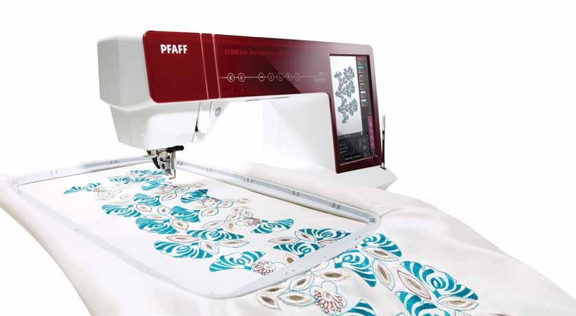 Evoluzione artistica In fatto di arte del cucito e del ricamo, solo il marchio PFAFF può fornire una tecnica avanzata con tante opzioni di personalizzazione.