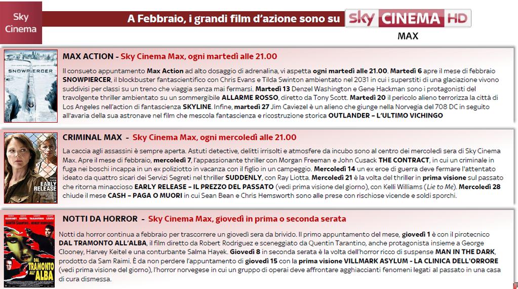 Convenzione Sky dipendenti CREDEM fino al