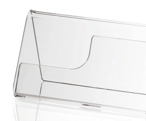 APPOGGIO - FREE-STANDING Porta cartellino in plexiglass