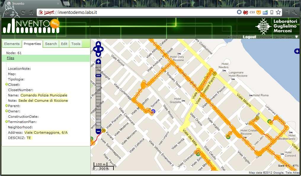 Invento - Caratteristiche File associati a oggetto geografico Gestione modelli