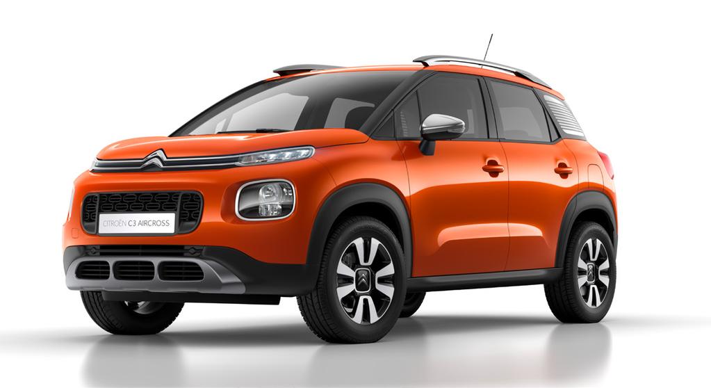 CITROËN C3 AIRCROSS può adattare la motricità delle ruote anteriori in funzione del tipo di terreno e