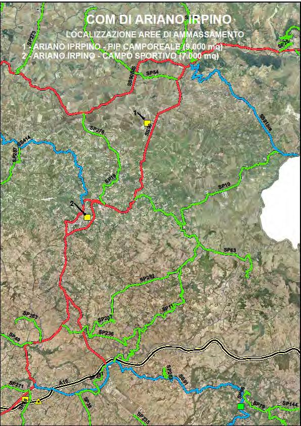 ITINERARIO da Sud dall'autostrada A16: Uscita Grottaminarda Via A.