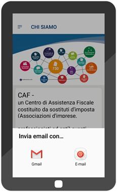 in contatto con la sede del CAF.