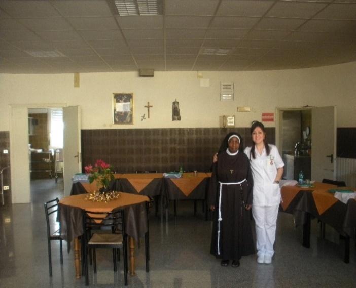 Assistenza infermieristica: l assistenza infermieristica è garantita da personale qualificato ed abilitato sia dalla presenza delle Suore Terziarie Francescane di Genova, 24 ore su 24 tutti i giorni