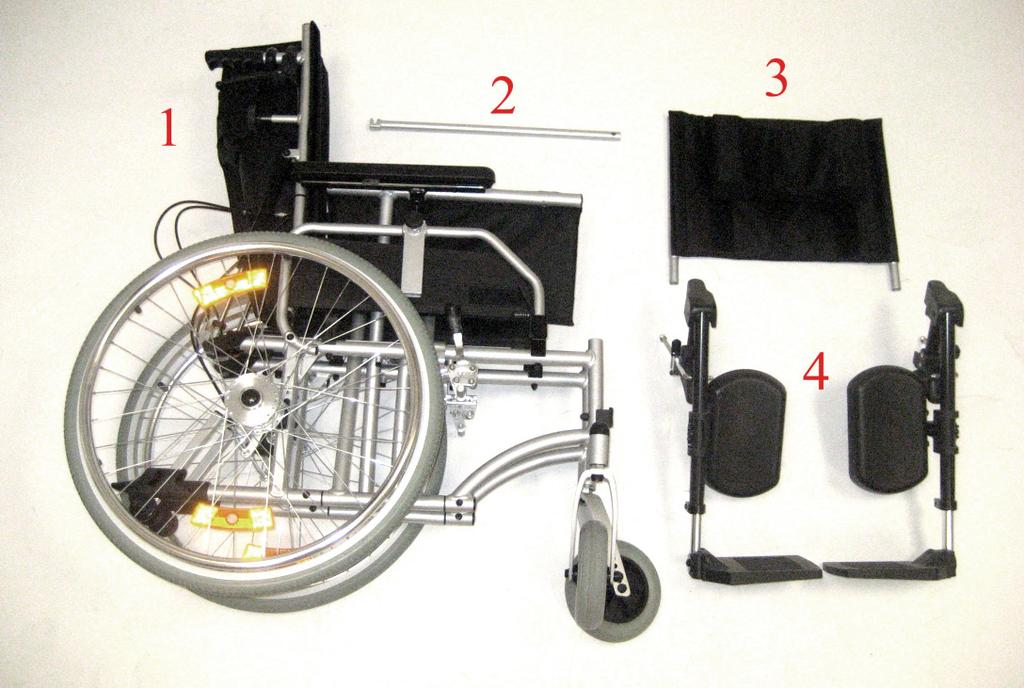 damage may occur Advise with physician or therapist to determinate the correct adjustment and the correct use of the wheelchair Keep the packed wheelchair away from heat sources SERVICE LIFE- the