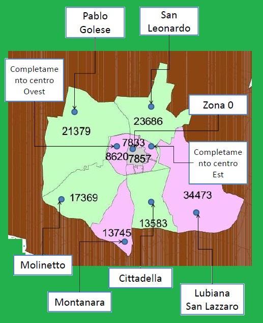 Progressione estendimenti Zona 0 (novembre 2012) Lubiana-San Lazzaro (giugno 2013) Completamento Centro est (settembre 2013) Oltretorrente (ottobre 2013) Montanara (ottobre 2013) Molinetto (novembre